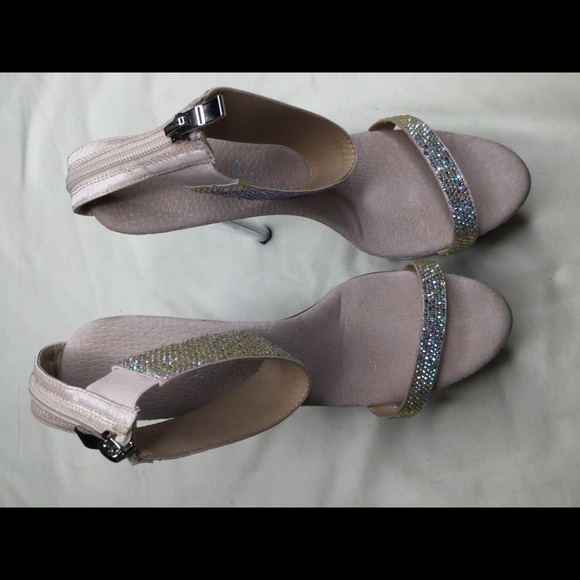 Ellie Anika Rhinestone Platform Stiletto Heels 9 - Picture 6 of 16